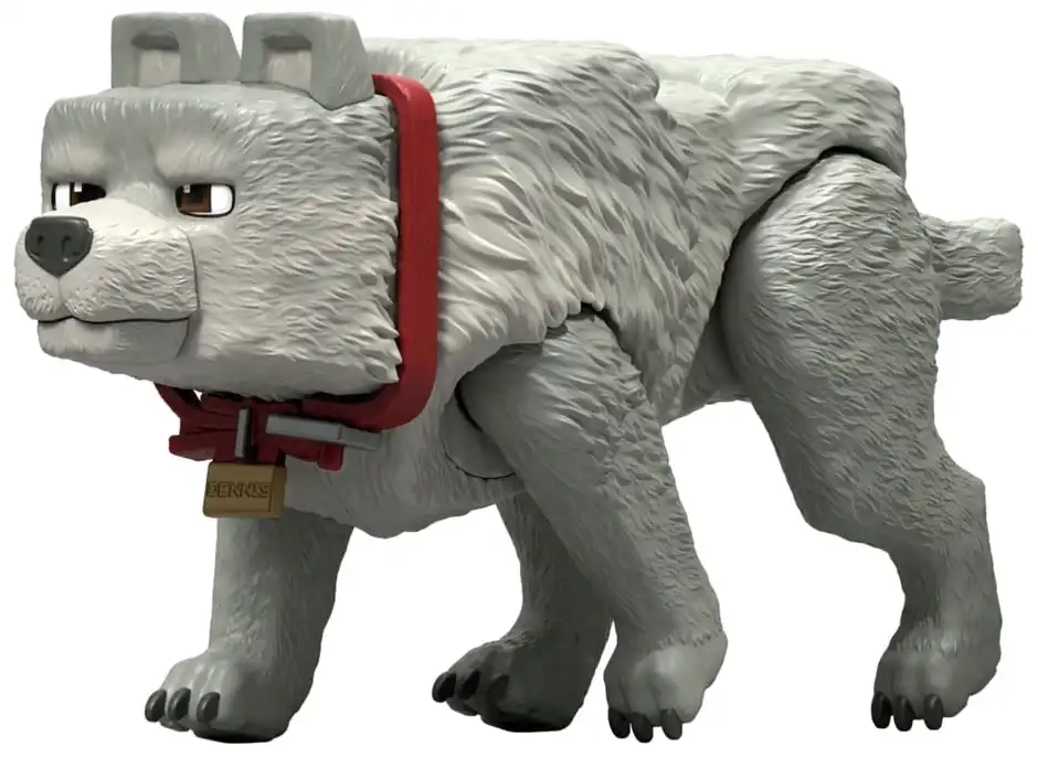 Ein Minecraft Film Actionfigur Dennis der Wolf - 10 cm