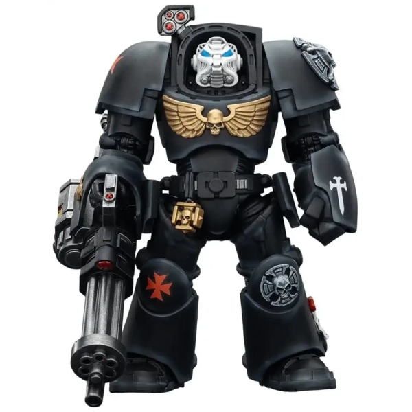 Warhammer 40,000: Black Templars Terminator 3 with Power Fist and Assault Cannon - Actionfigur - 14 cm