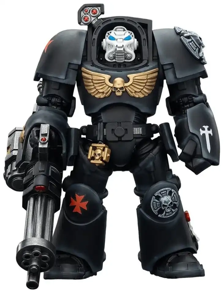 Warhammer 40,000: Black Templars Terminator 3 with Power Fist and Assault Cannon - Actionfigur - 14 cm