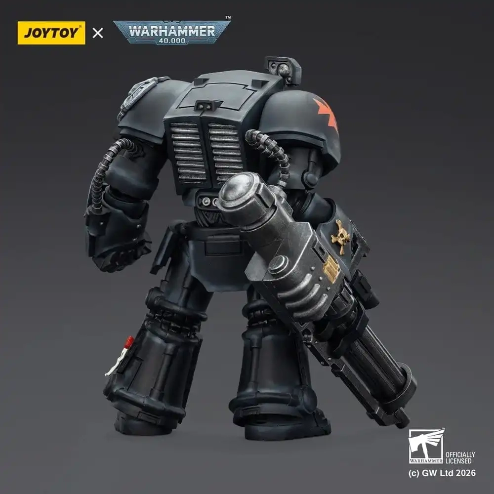 Warhammer 40,000: Black Templars Terminator 3 with Power Fist and Assault Cannon - Actionfigur - 14 cm