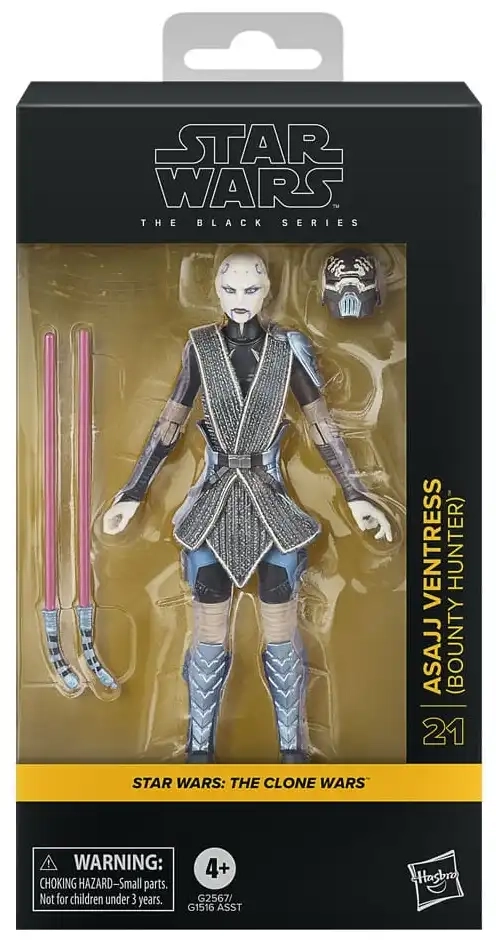 Star Wars: The Clone Wars - The Black Series Actionfigur Asajj Ventress - Bounty Hunter - 15 cm