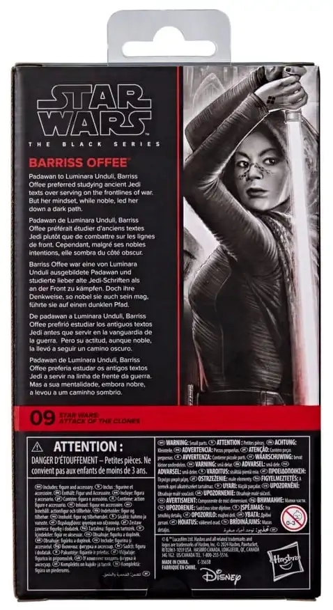 Star Wars Episode II - The Black Series Actionfigur Barriss Offee - 15 cm