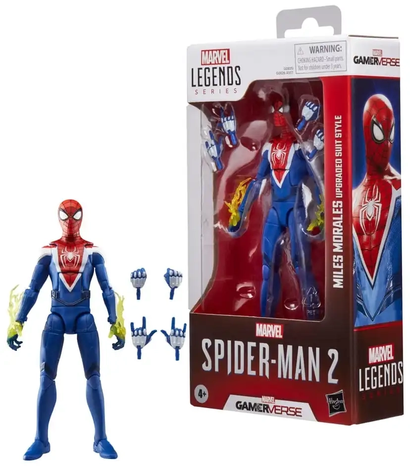 Spider-Man 2 Marvel Legends Gamerverse - Miles Morales Actionfigur - Upgraded Suit Style - 15 cm