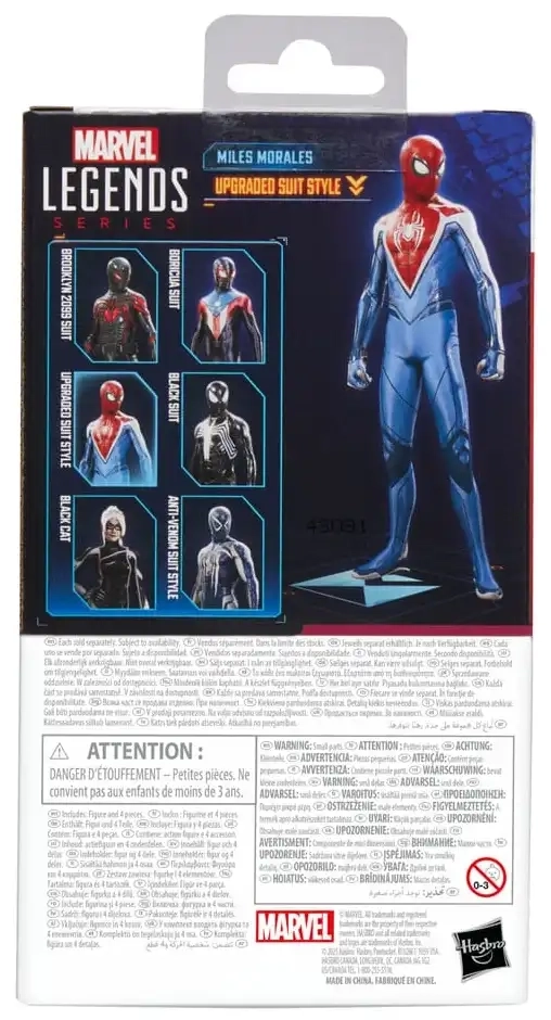 Spider-Man 2 Marvel Legends Gamerverse - Miles Morales Actionfigur - Upgraded Suit Style - 15 cm