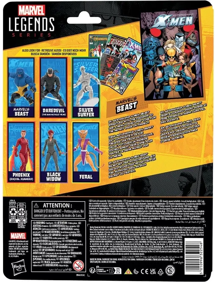 Astonishing X-Men Marvel Legends - Marvel's Beast Actionfigur - 15 cm