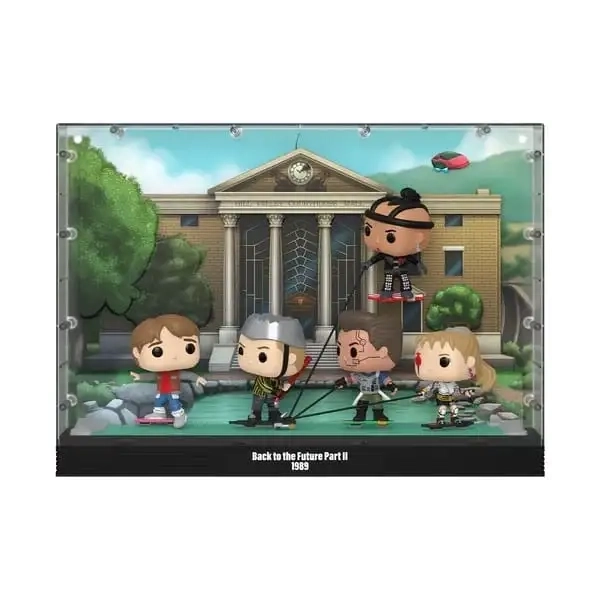 Zurück in die Zukunft II - Funko POP! Moments Deluxe Hoverboard Chase - 5er-Pack