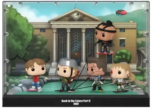 Zurück in die Zukunft II - Funko POP! Moments Deluxe Hoverboard Chase - 5er-Pack