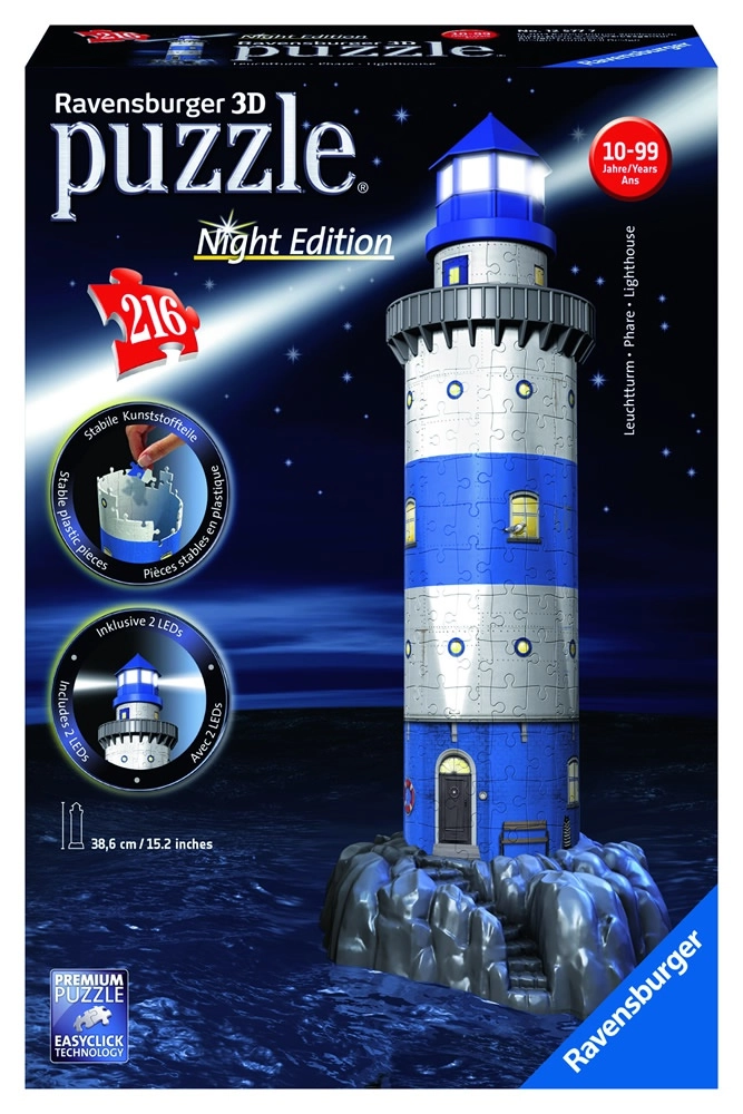 Leuchtturm bei Nacht