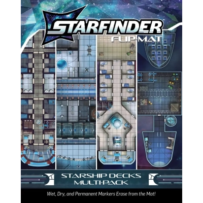 Starfinder Flip-Mat: Starship Decks Multi-Pack - EN