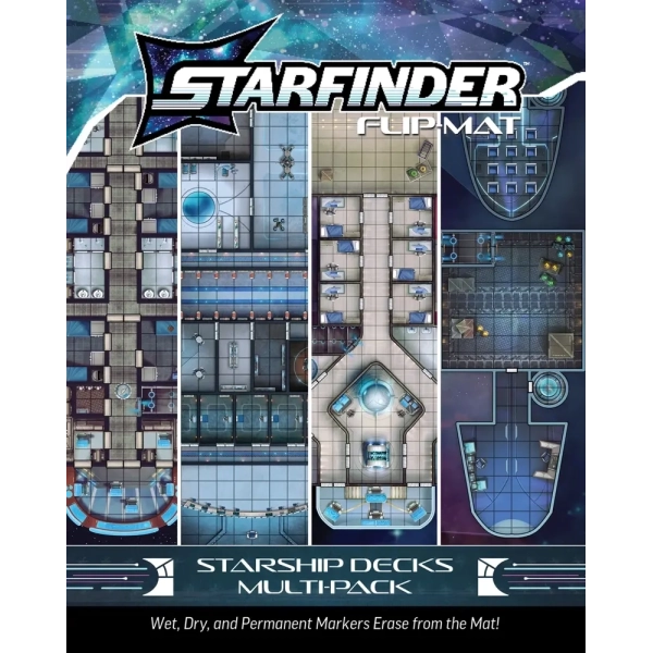 Starfinder Flip-Mat: Starship Decks Multi-Pack - EN