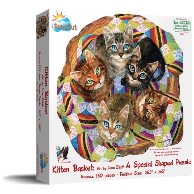 Kitten Basket - Linda Elliot