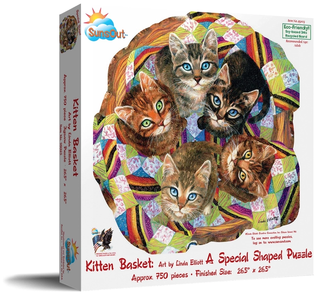 Kitten Basket - Linda Elliot
