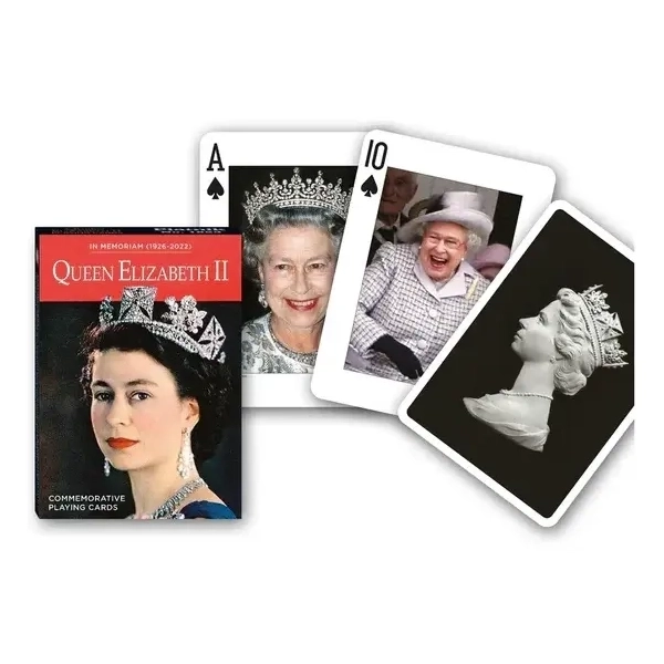 Gedenk-Kartenspiel - Queen Elizabeth II (Collectors Cards)