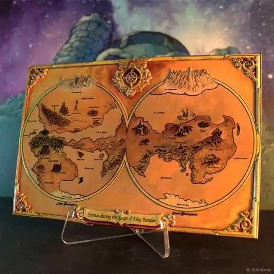 Masters of the Universe - Metallkarte von Eternia - Limited Edition - 10 x 15 cm