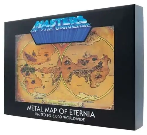 Masters of the Universe - Metallkarte von Eternia - Limited Edition - 10 x 15 cm
