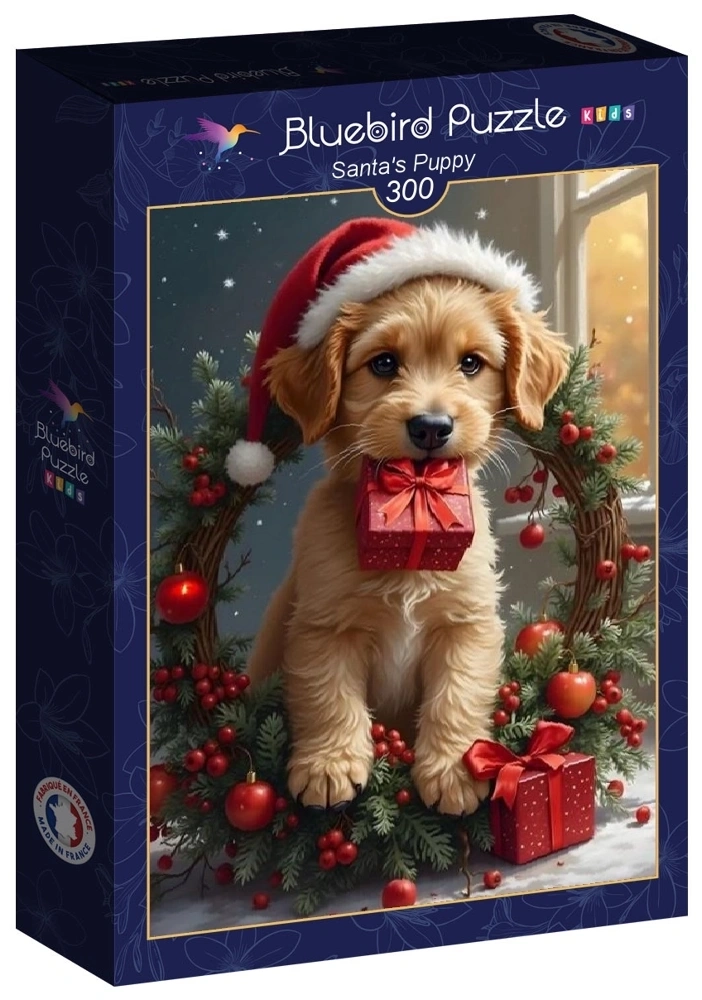 Der Welpe des Weihnachtsmanns
