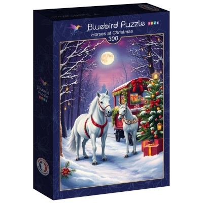 Pferde an Weihnachten