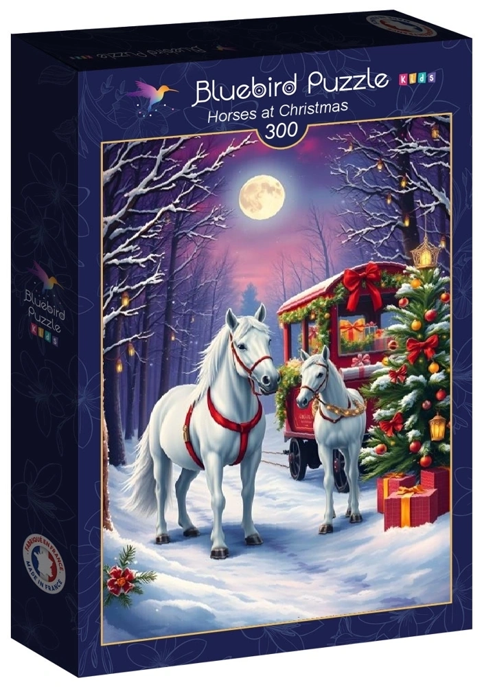Pferde an Weihnachten