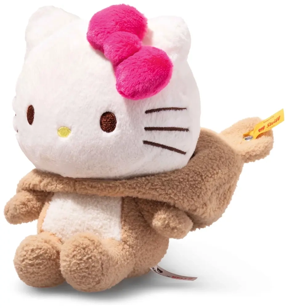 Hello Kitty Plüschfigur im Teddybärenkostüm - 20 cm