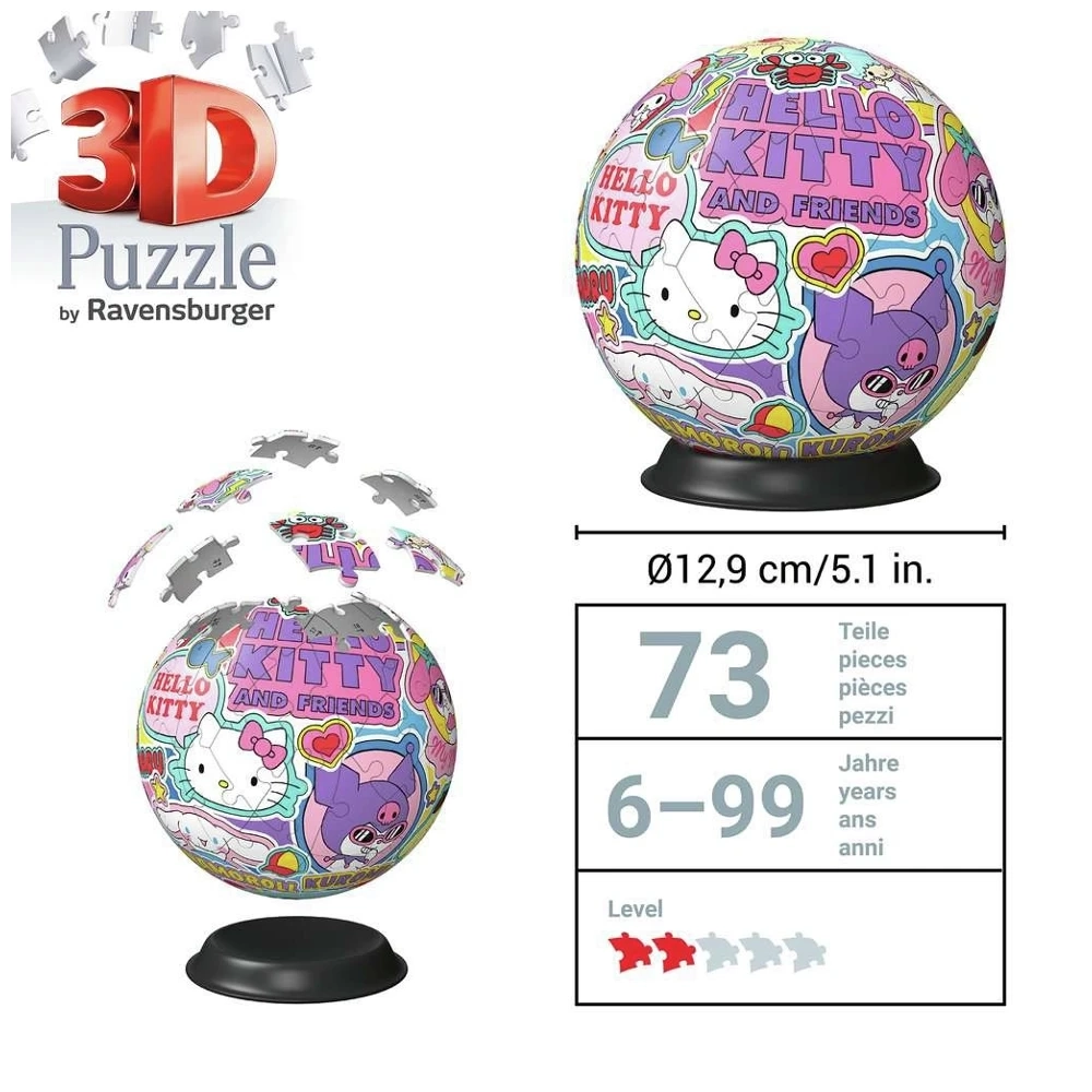 Puzzle-Ball Hello Kitty