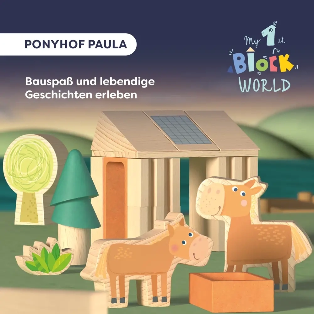 Meine erste Bausteinwelt - Ponyhof Paula