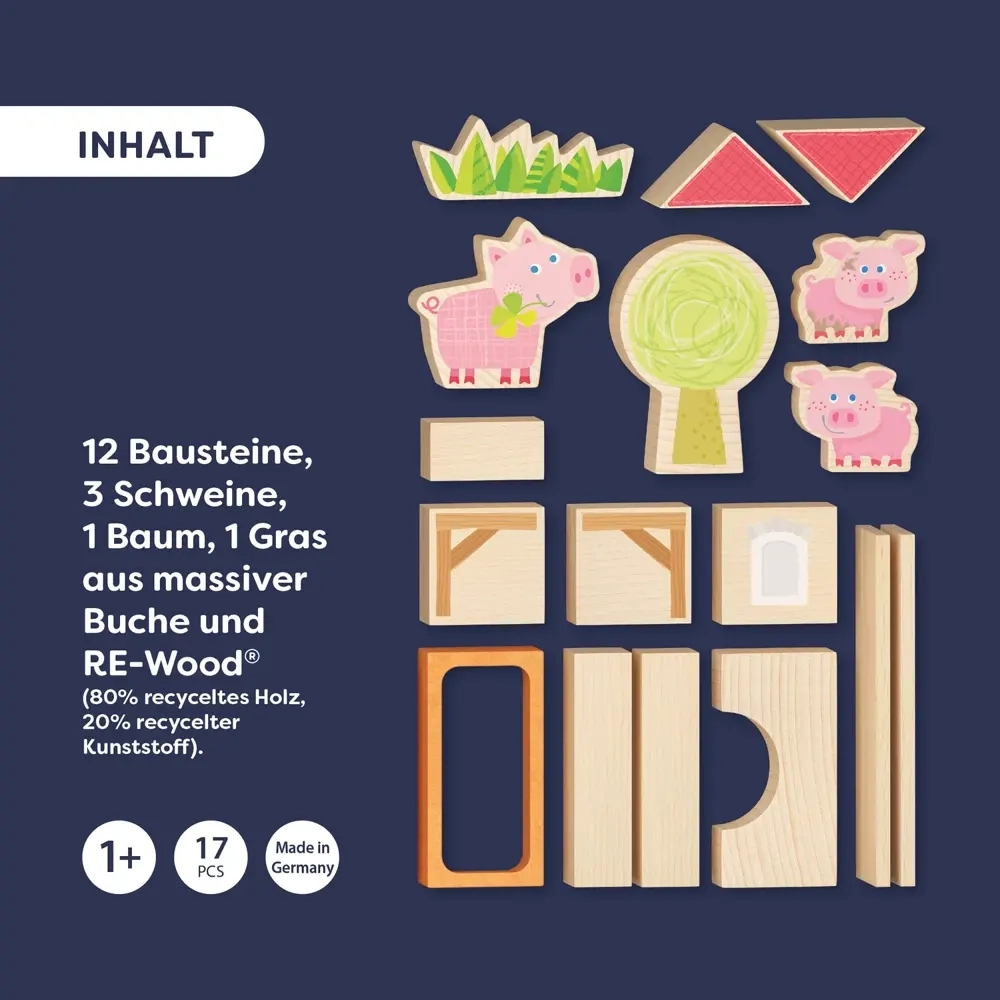 Meine erste Bausteinwelt - Ferkelstall Kalle