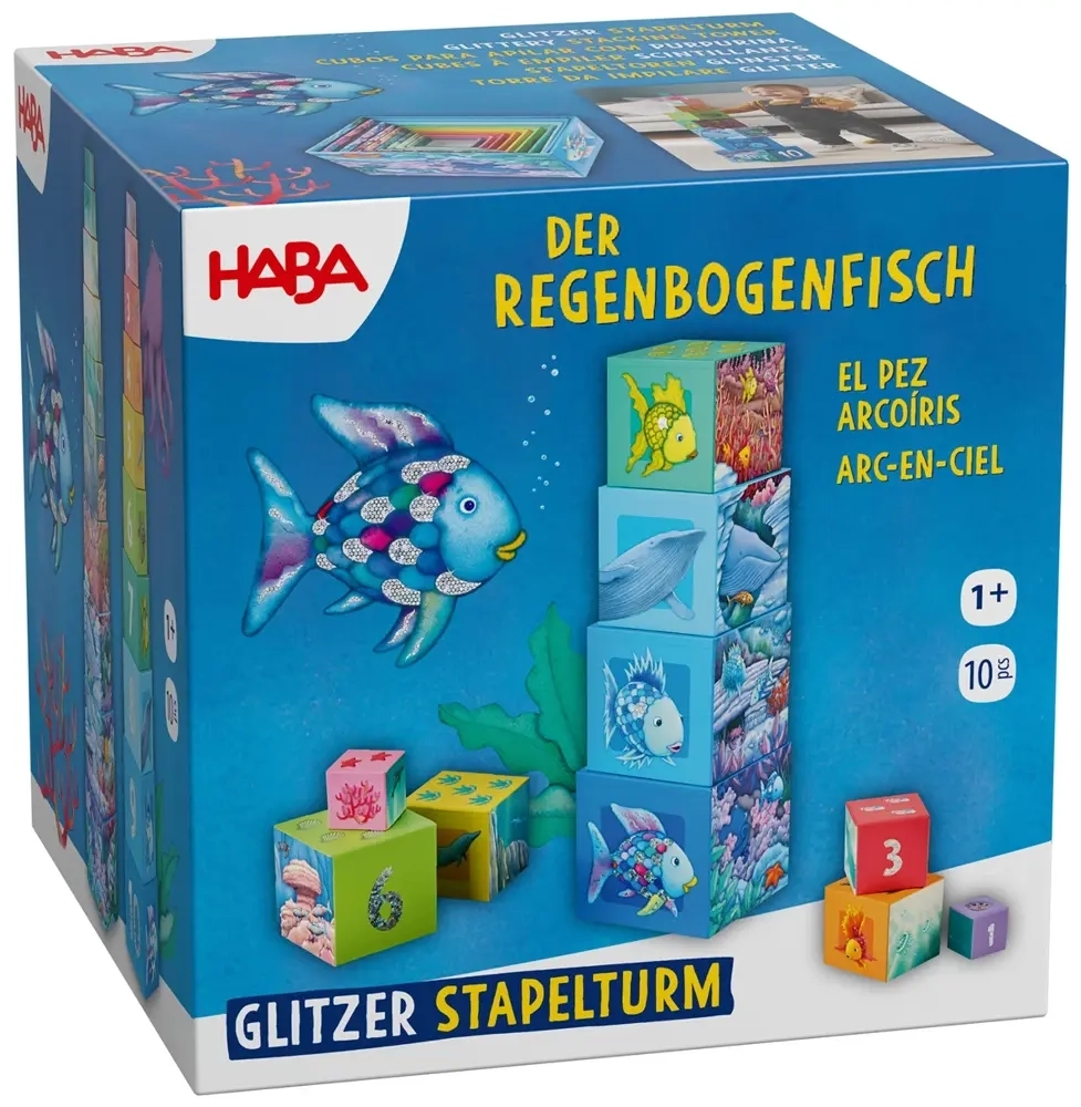 Glitzer Stapelturm Der Regenbogenfisch