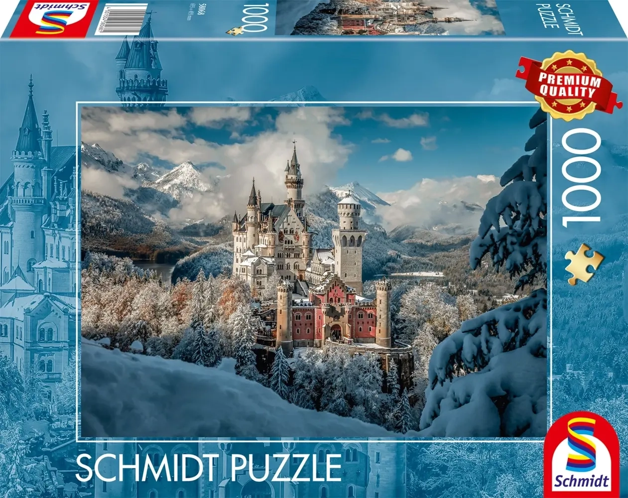 Winterliches Schloss Neuschwanstein