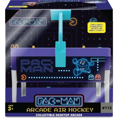 Arcade Mania Pac-Man Neon Air Hockey