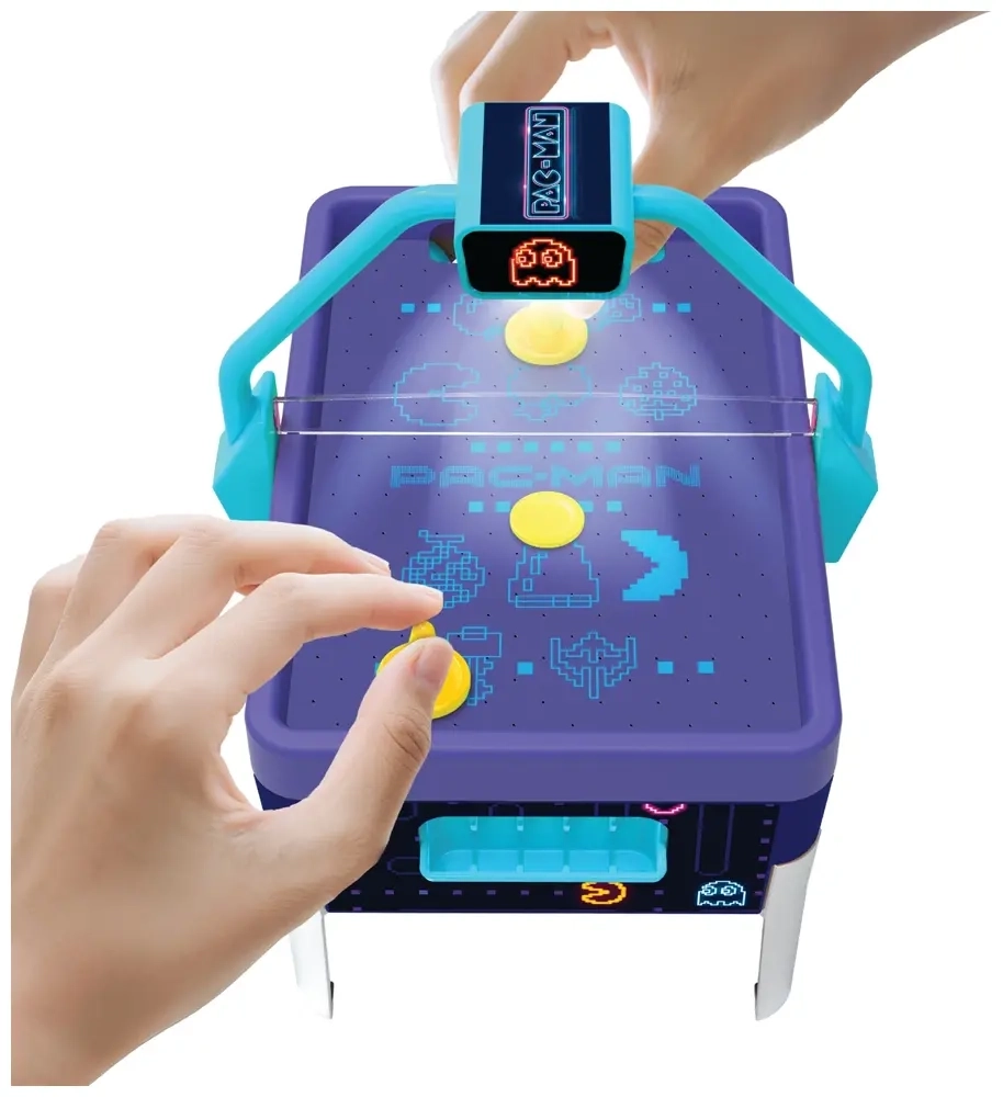 Arcade Mania Pac-Man Neon Air Hockey