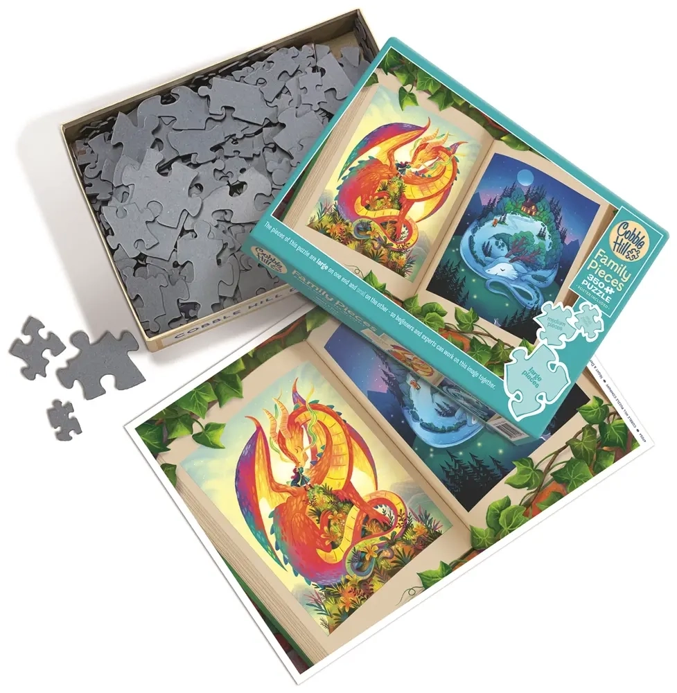 Drache bei Tag und Nacht