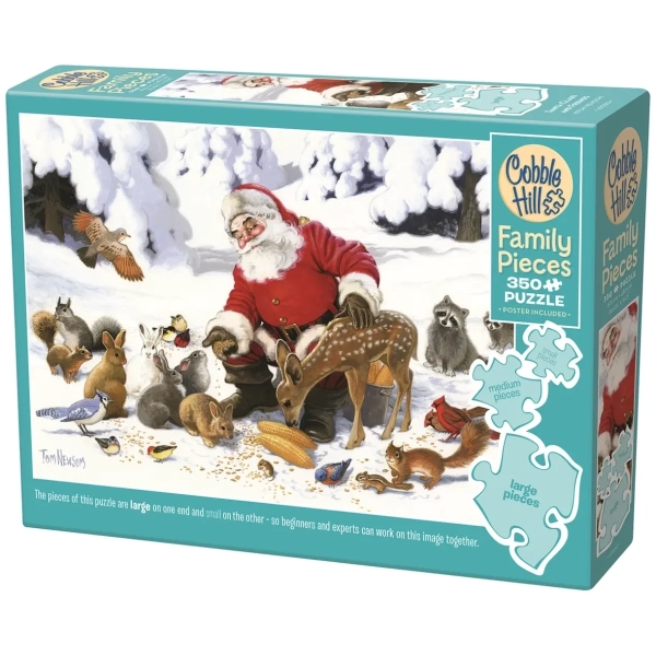 Weihnachtsmann und seine tierischen Freunde