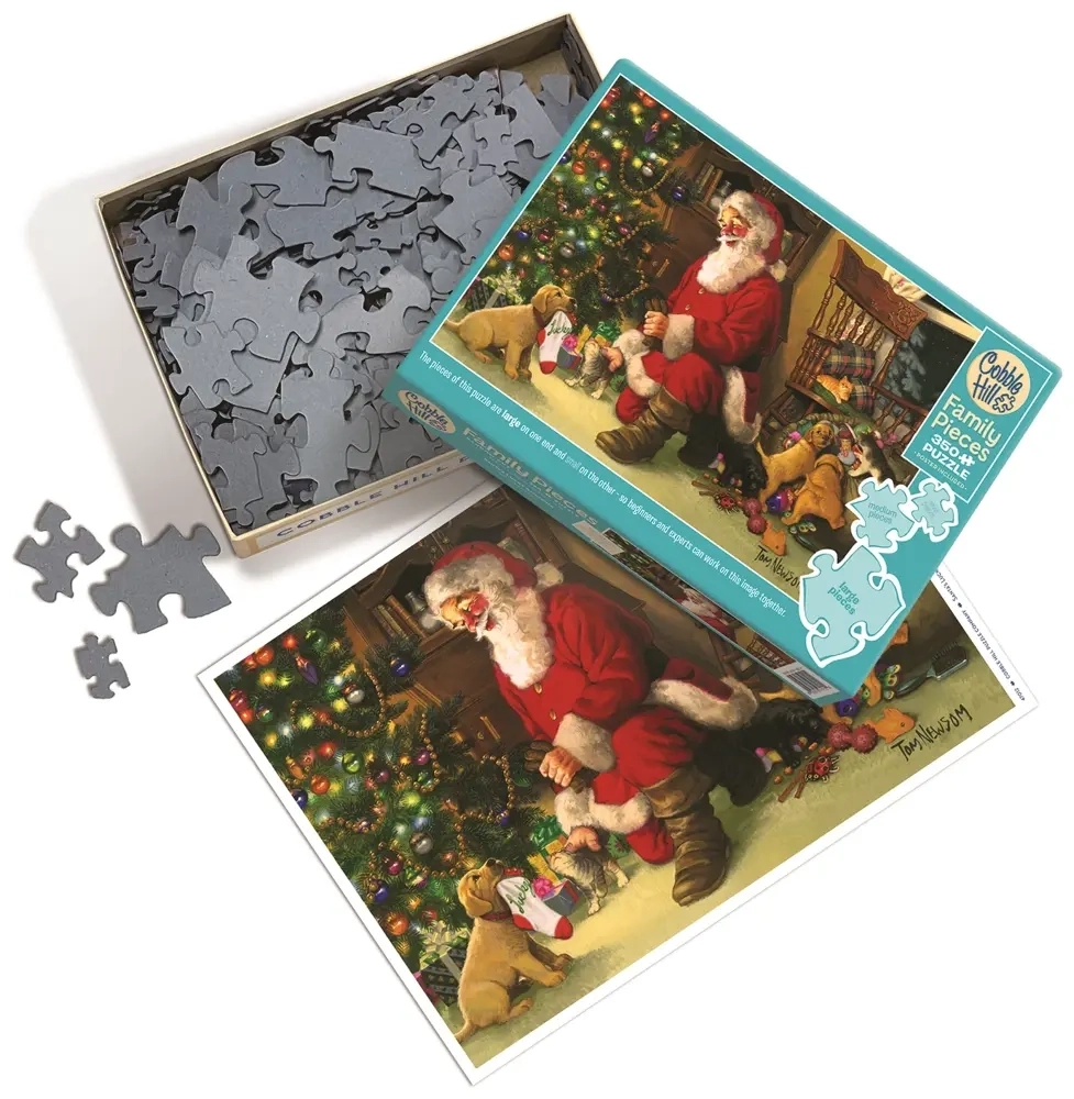 Santa's Lucky Stocking - Familienpuzzle