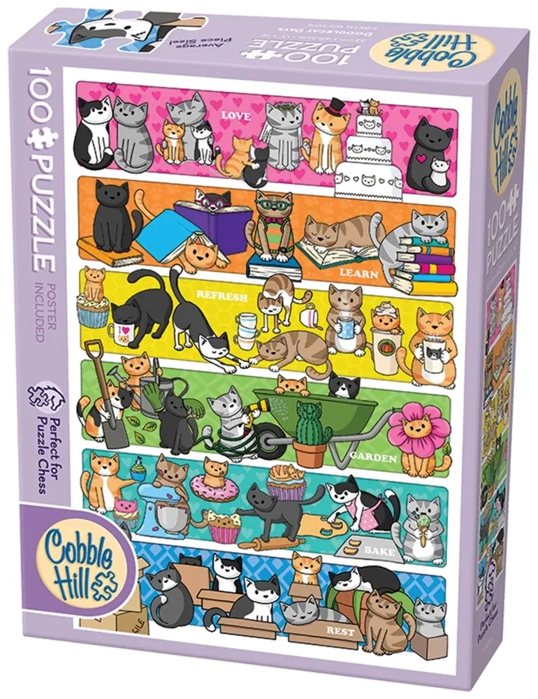 Doodlecat Days - 100 Teile