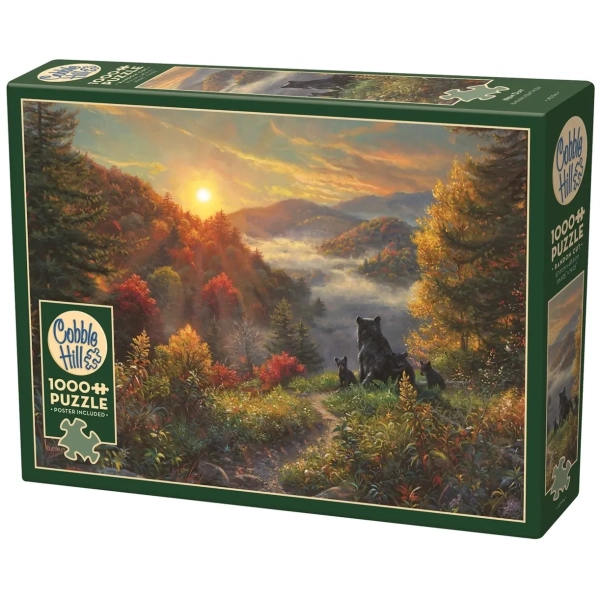 Bären beim Sonnenaufgang