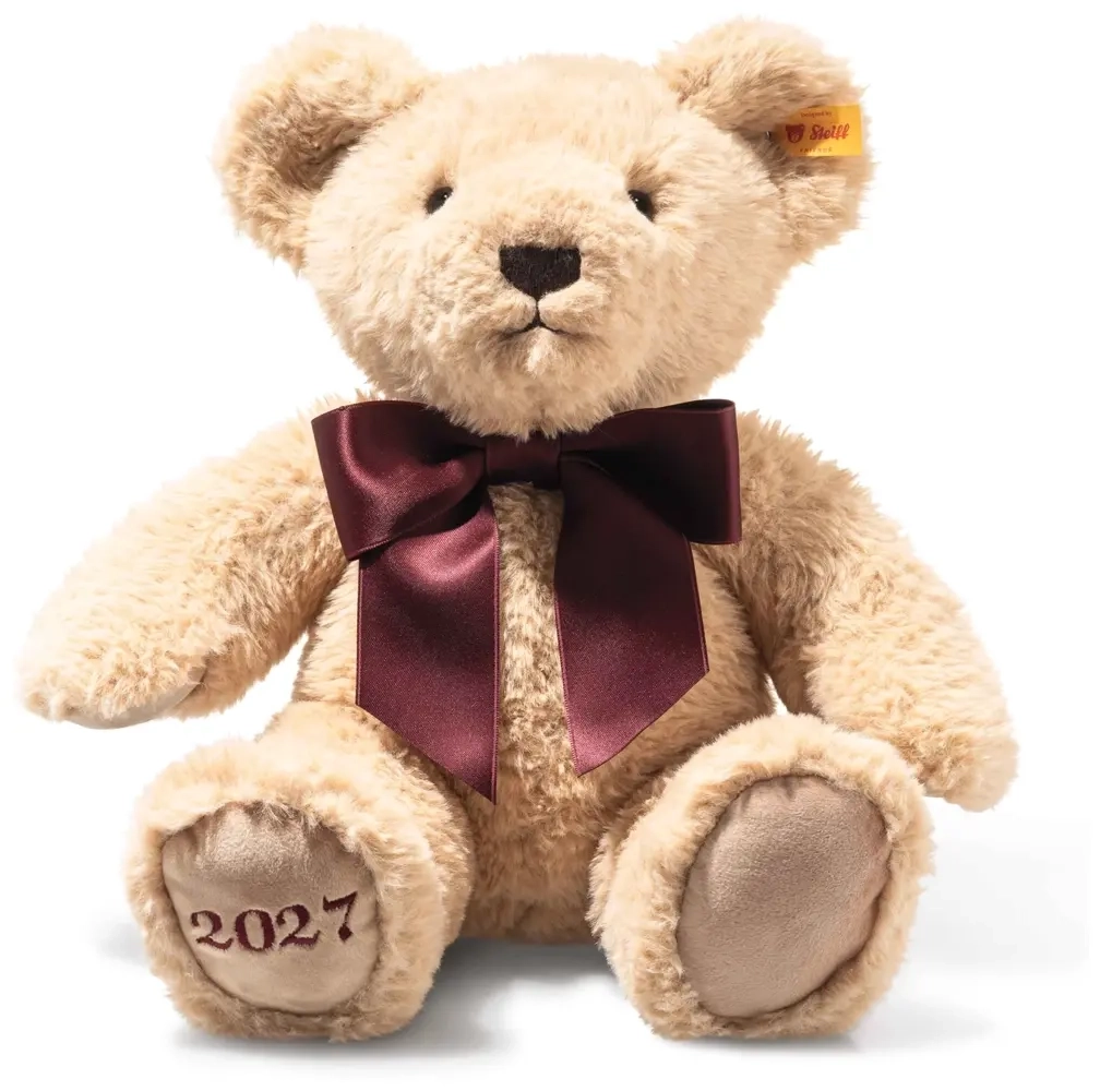 Cosy Jahresbär 2027 - beige - 33 cm