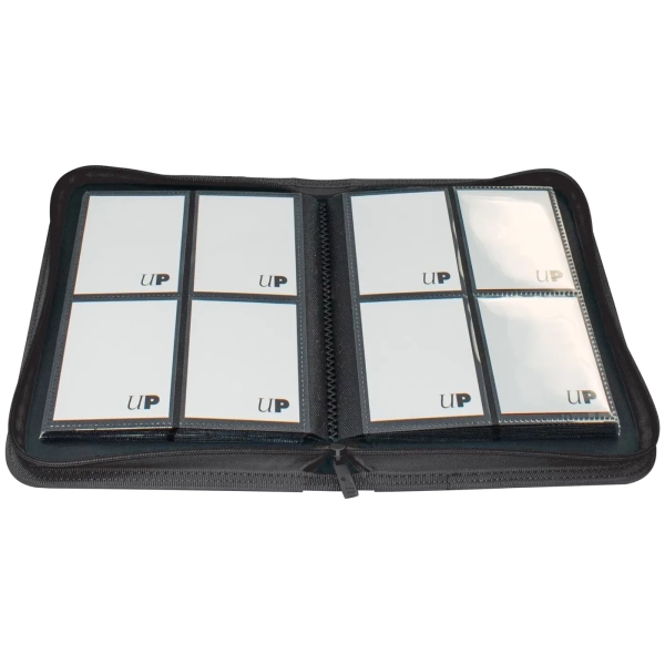 Vivid 4-Pocket Zippered PRO-Binder - Schwarz