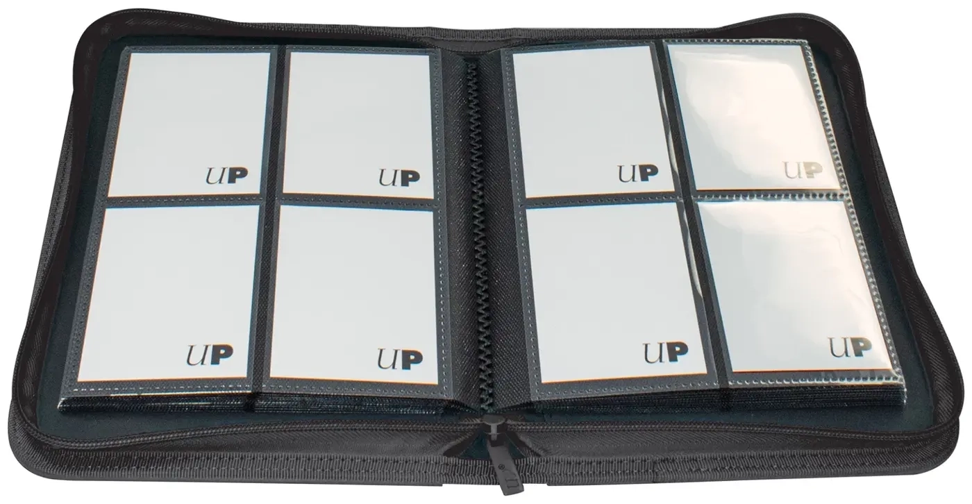 Vivid 4-Pocket Zippered PRO-Binder - Schwarz