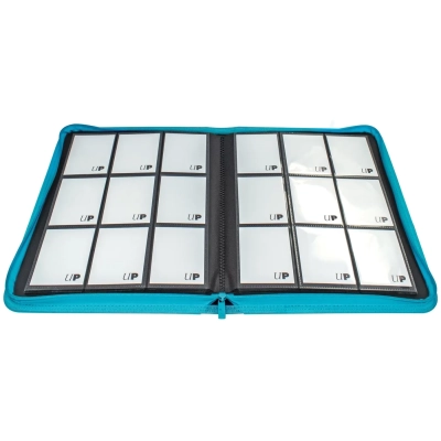 Vivid 9-Pocket Zippered PRO-Binder - Teal