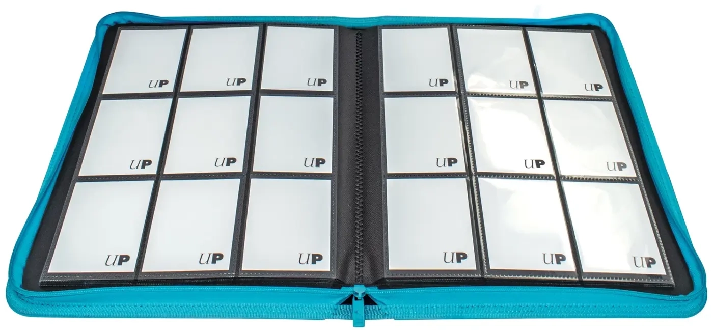 Vivid 9-Pocket Zippered PRO-Binder - Teal