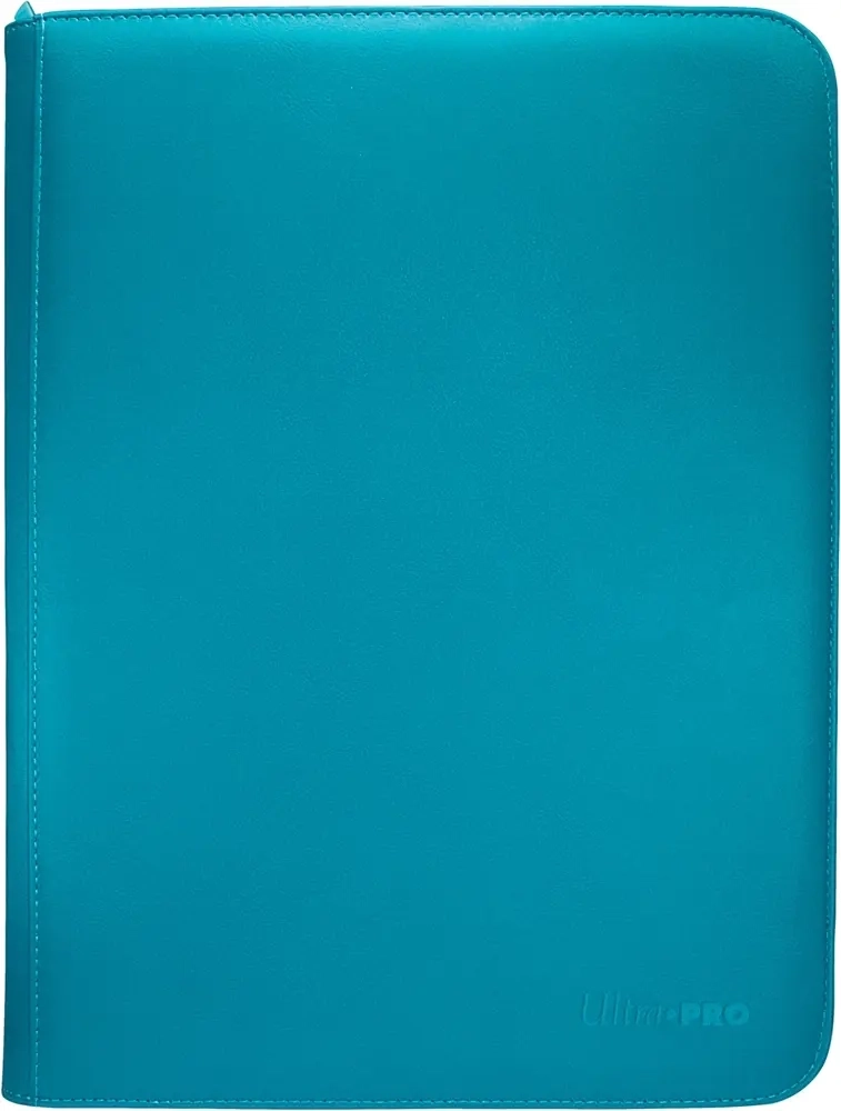 Vivid 9-Pocket Zippered PRO-Binder - Teal