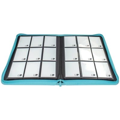 Vivid 9-Pocket Zippered PRO-Binder - Hellblau