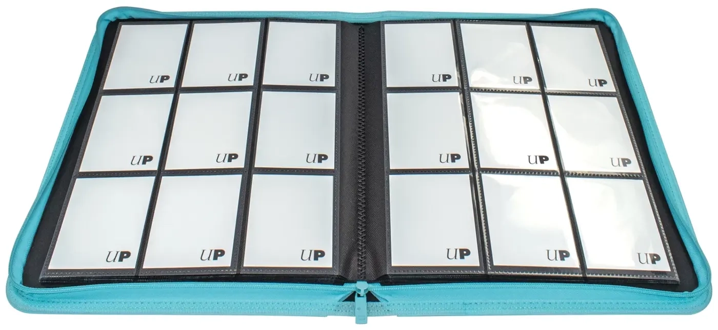 Vivid 9-Pocket Zippered PRO-Binder - Hellblau