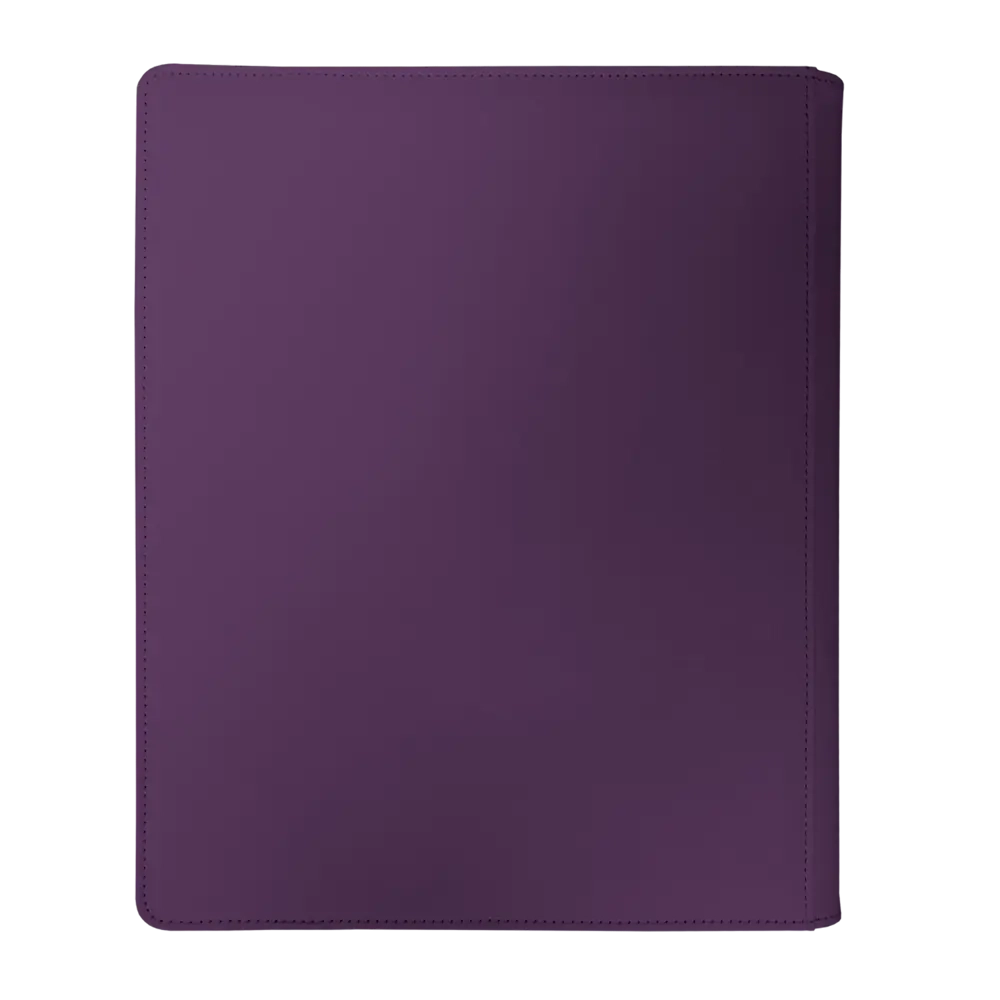 Vivid 9-Pocket Zippered PRO-Binder - Midnight Plum
