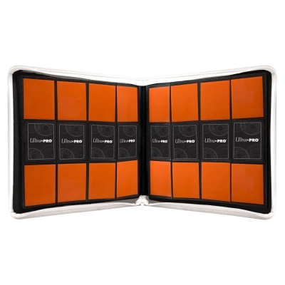 Vivid 12-Pocket Zippered PRO-Binder - Weiss