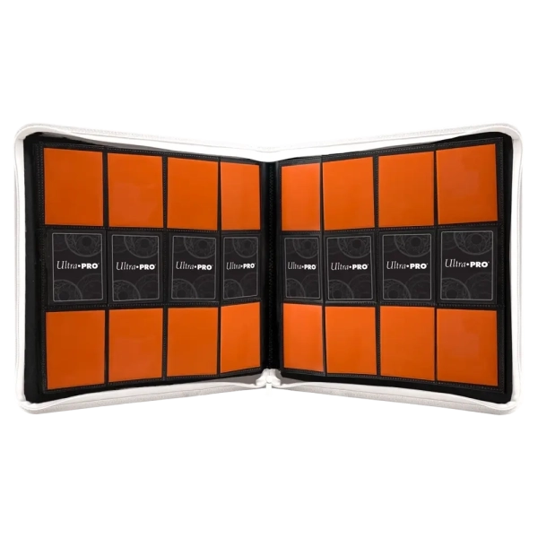 Vivid 12-Pocket Zippered PRO-Binder - Weiss