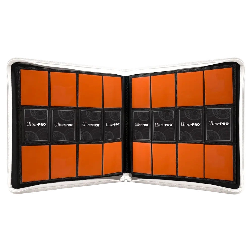 Vivid 12-Pocket Zippered PRO-Binder - Weiss