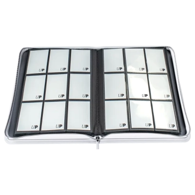 Vivid 9-Pocket Zippered PRO-Binder - Weiss