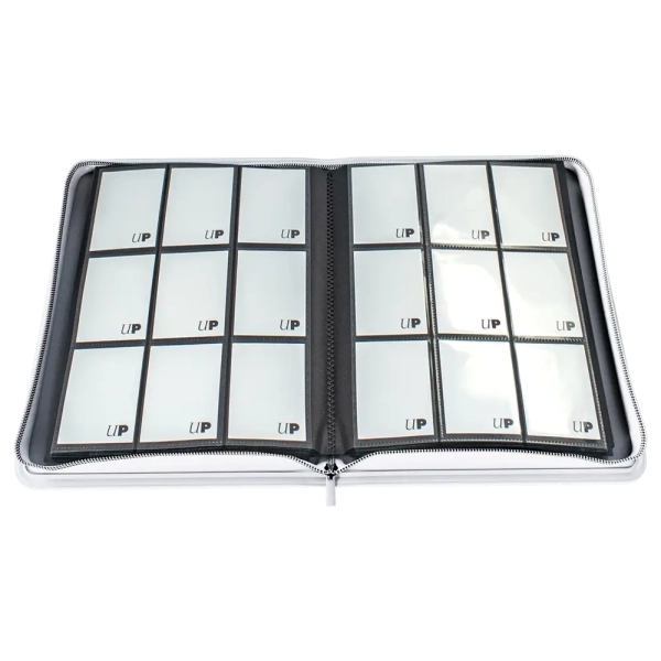 Vivid 9-Pocket Zippered PRO-Binder - Weiss
