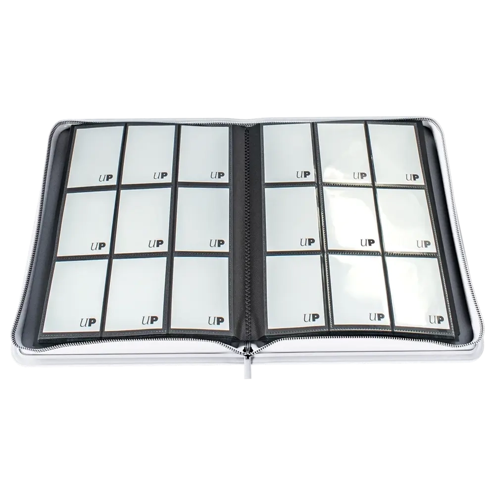 Vivid 9-Pocket Zippered PRO-Binder - Weiss